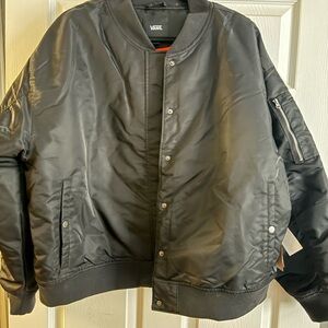 Vans Women's Black Bomber Jacket